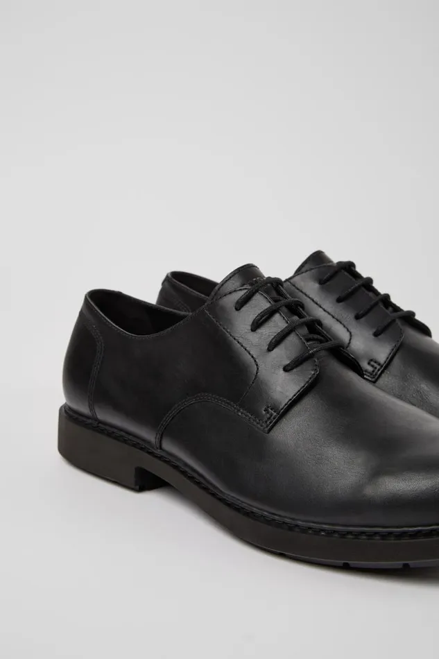 Men Camper Formal Shoes Neuman Classic Black Shoe