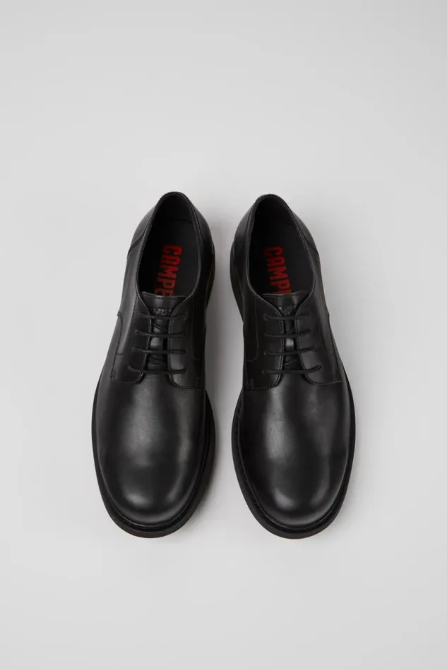 Men Camper Formal Shoes Neuman Classic Black Shoe