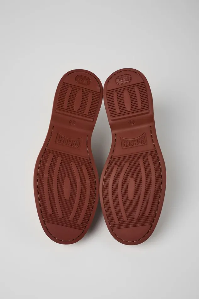 Men Camper Formal Shoes Norman Light Brown Nubuck Shoes Men Camper Formal Shoes Norman Light Brown Nubuck Shoes