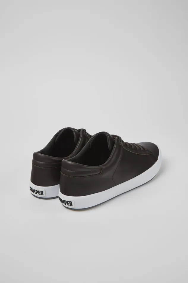 Men Camper Sneakers Andratx Brown Leather Sneakers