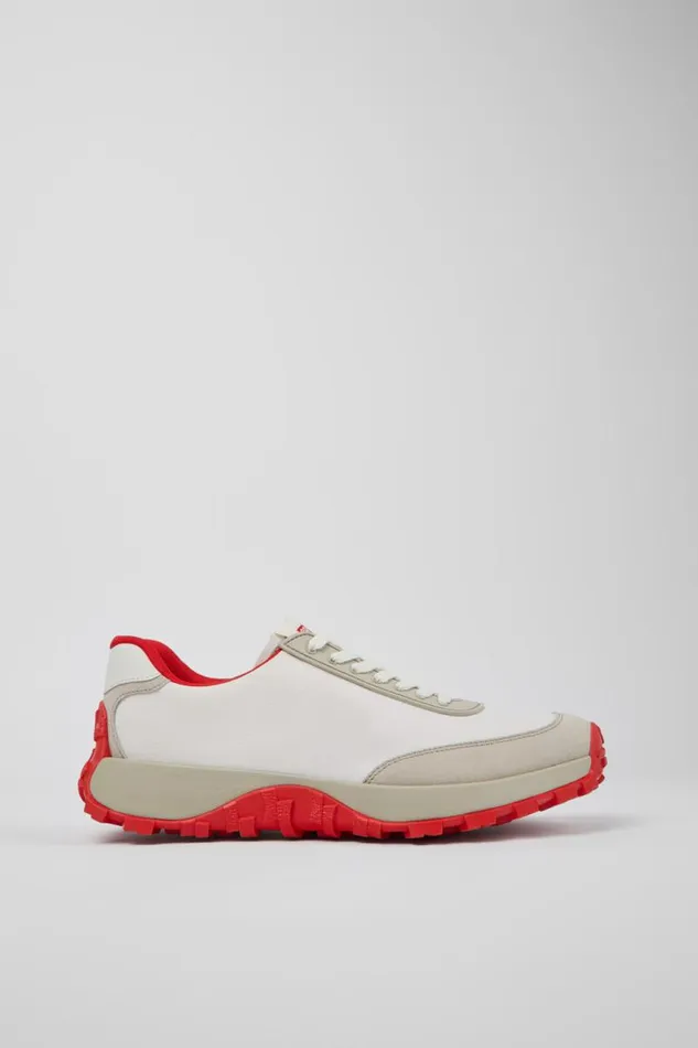 Men Camper Sneakers Drift Trail VIBRAM White Recycled PET And Nubuck Sneakers Men Camper Sneakers Drift Trail VIBRAM White Recycled PET And Nubuck Sneakers