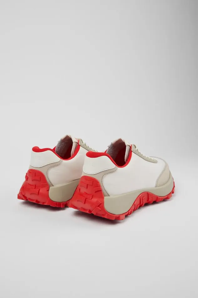 Men Camper Sneakers Drift Trail VIBRAM White Recycled PET And Nubuck Sneakers Men Camper Sneakers Drift Trail VIBRAM White Recycled PET And Nubuck Sneakers