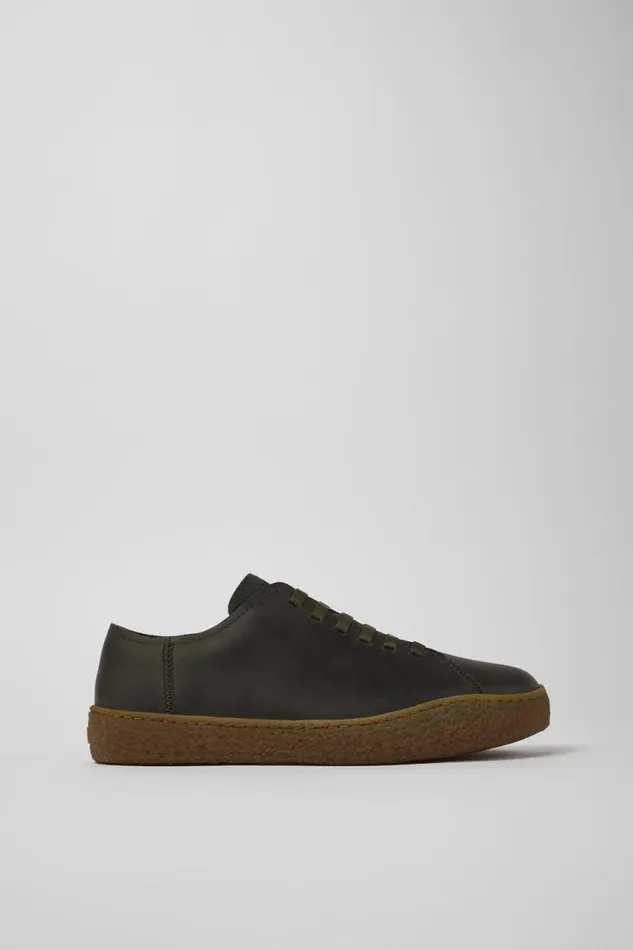 Men Camper Sneakers Peu Terreno Green Nubuck Shoes Men Camper Sneakers Peu Terreno Green Nubuck Shoes