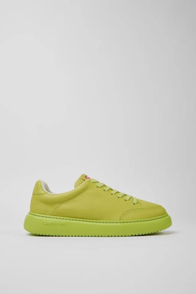 Men Camper Sneakers Runner K21 Green Leather Sneakers