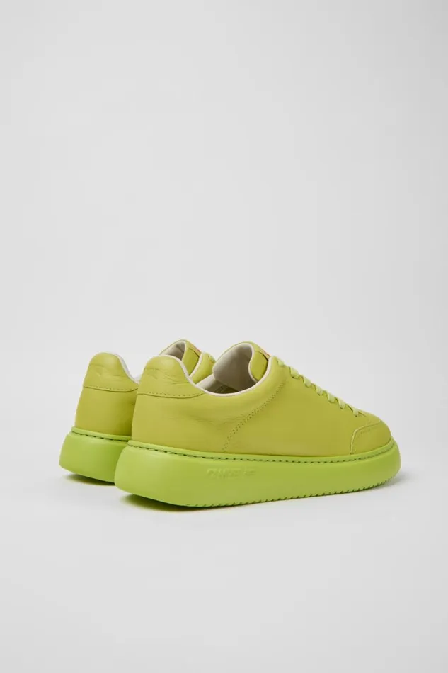 Men Camper Sneakers Runner K21 Green Leather Sneakers