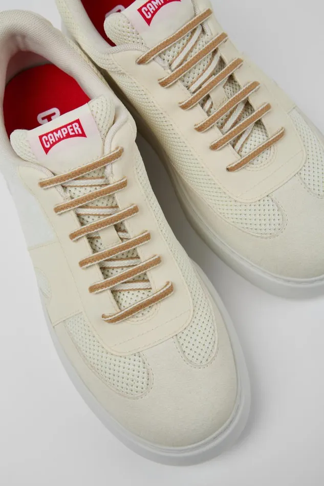 Men Camper Sneakers Runner K21 Sorona White Textile Sneakers