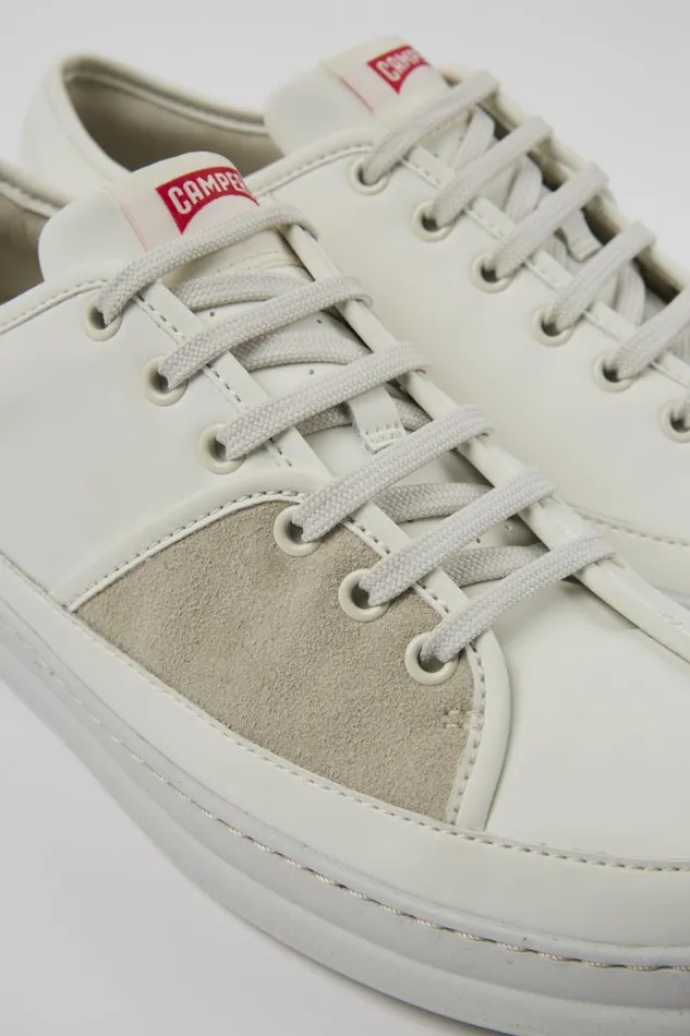 Men Camper Sneakers Twins Multicolored Leather And Nubuck Sneakers