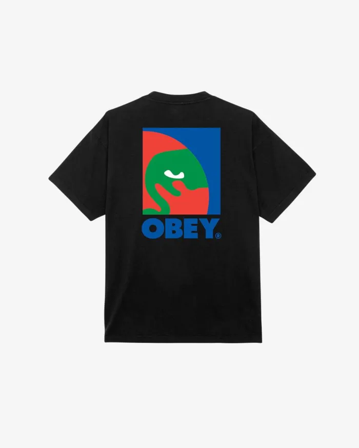 Men CIRCULAR ICON HEAVYWEIGHT TSHIRT Sago OBEY Clothing TSHIRTS