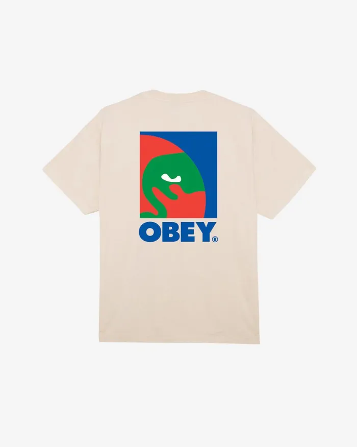 Men CIRCULAR ICON HEAVYWEIGHT TSHIRT Sago OBEY Clothing TSHIRTS
