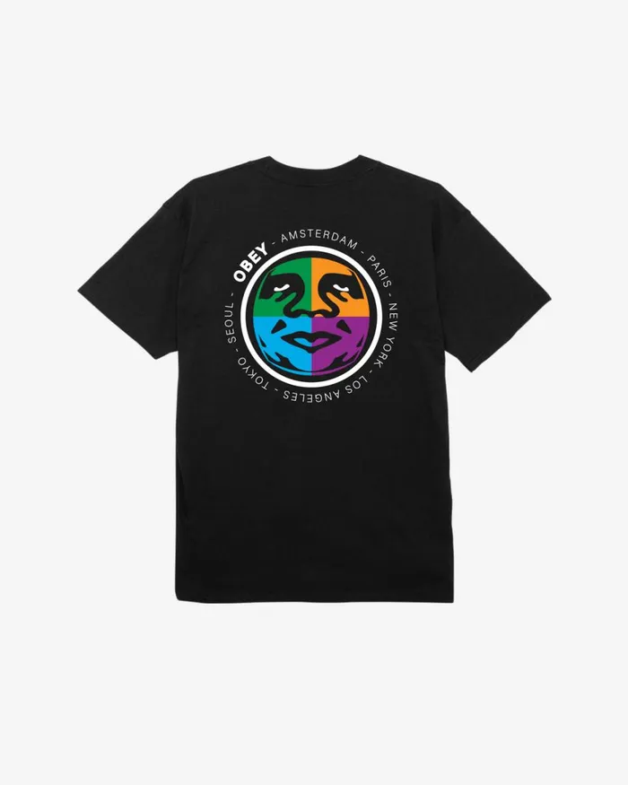 Men CITY BUILT CLASSIC TSHIRT Black OBEY Clothing TSHIRTS