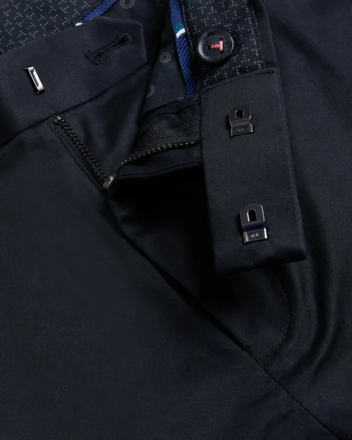 Men CLAPHUM 8211 Slim Fit Cotton Chinos Black Ted Baker Trousers and Chinos Men CLAPHUM 8211 Slim Fit Cotton Chinos Black Ted Baker Trousers and Chinos
