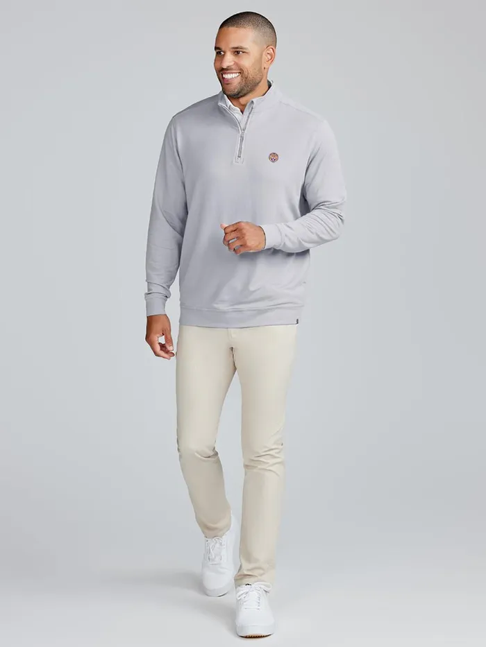 Men Cloud French Terry Quarter Zip 8211 LSU Tasc Performance Quarter Zips