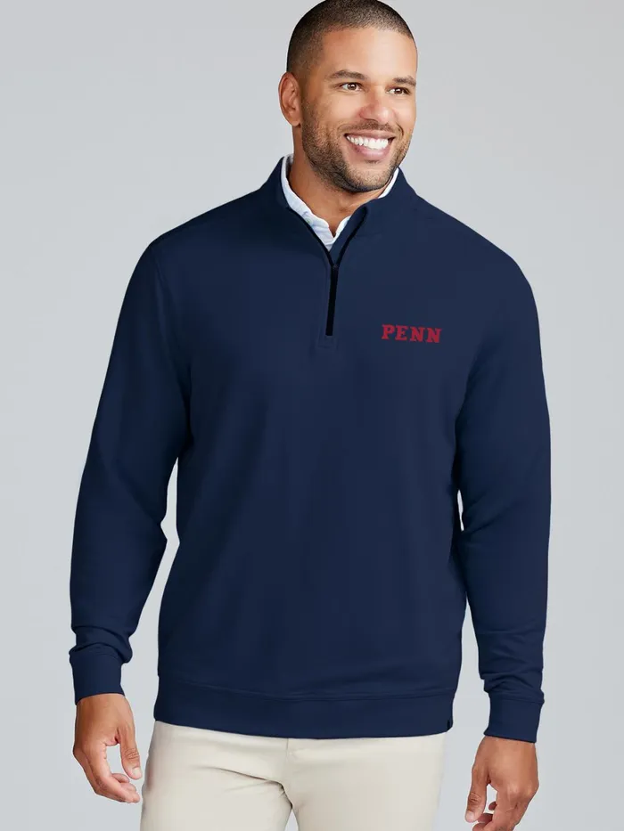 Men Cloud French Terry Quarter Zip 8211 UPenn Tasc Performance Quarter Zips
