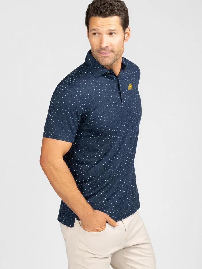Men Cloud Polo 8211 Ace Dot 8211 Notre Dame Tasc Performance Polo Shirts