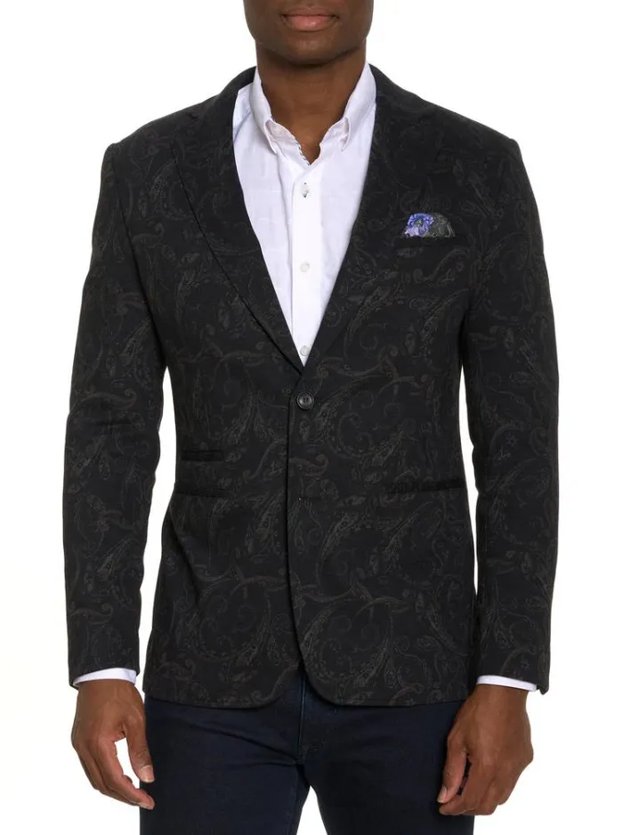 Men CUSANO BLAZER Black Robert Graham Blazers