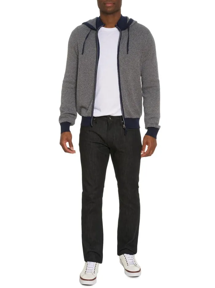 Men DANTE SWEATER Navy Robert Graham Sweaters and Knits