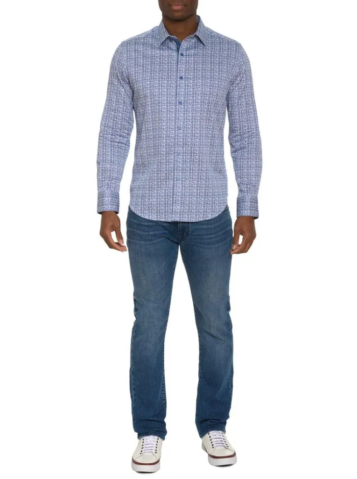 Men DOLMA LONG SLEEVE BUTTON DOWN SHIRT Multi Robert Graham Button Down Shirts
