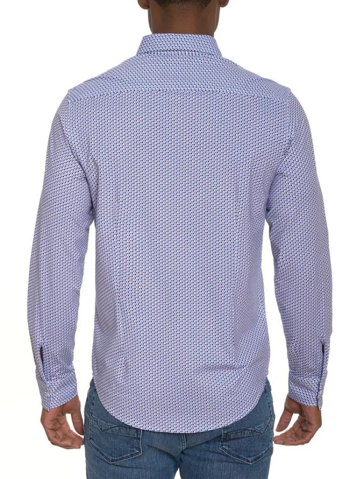 Men DURANTE MOTION LONG SLEEVE KNIT BUTTON DOWN SHIRT Multi Robert Graham Sweaters and Knits