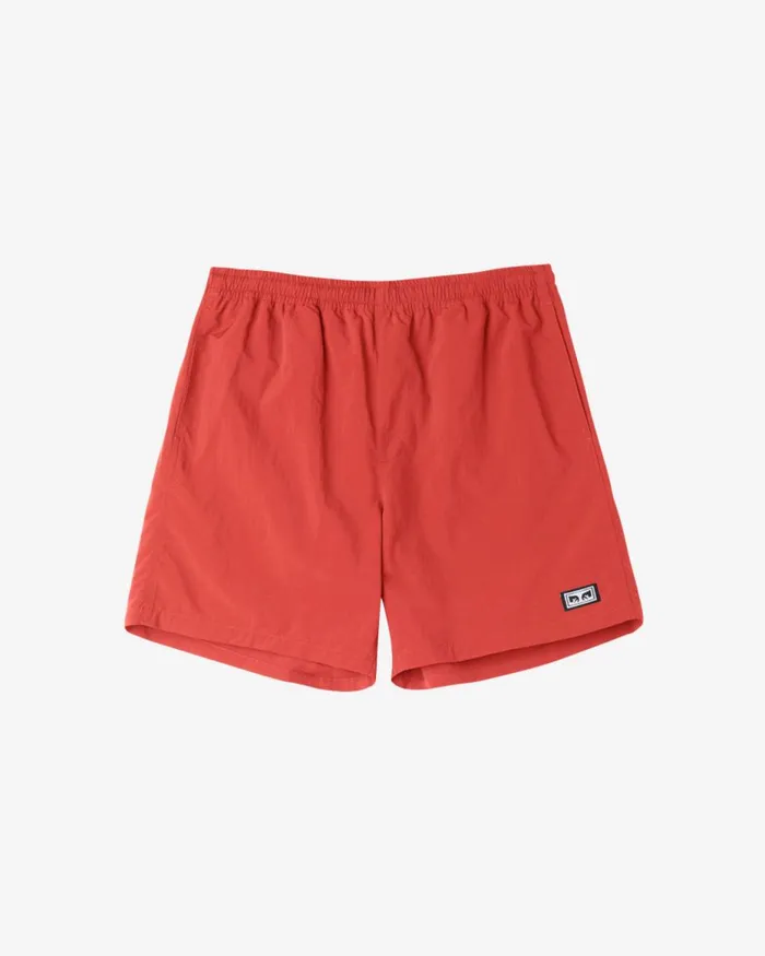 Men EASY EYES NYLON SHORT Bittersweet Red OBEY Clothing BOTTOMS