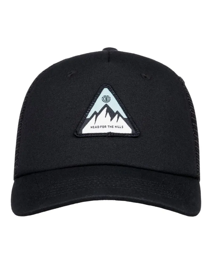 Men Element Hats and Beanies Hills Trucker Hat Flint Black