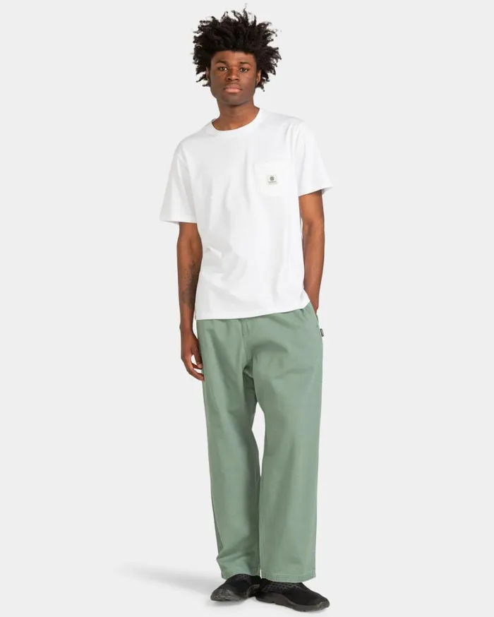 Men Element TShirts Basic Pocket TShirt Optic White Men Element TShirts Basic Pocket TShirt Optic White