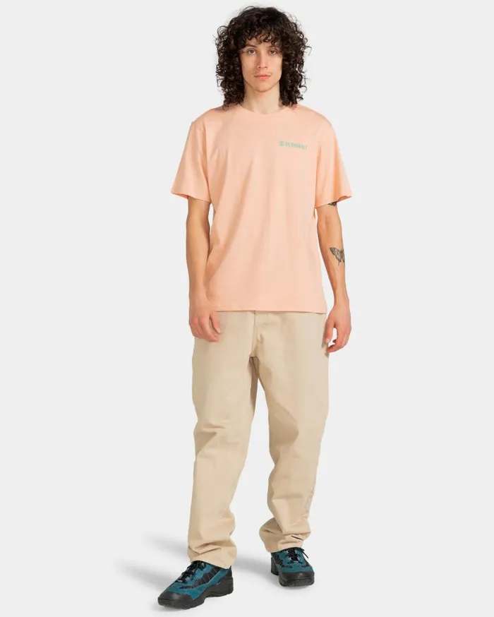Men Element TShirts Blazin Chest TShirt Almost Apricot Men Element TShirts Blazin Chest TShirt Almost Apricot