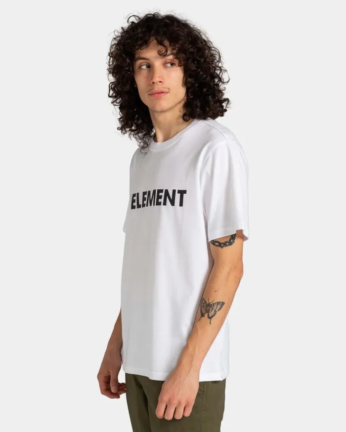 Men Element TShirts Blazin TShirt Optic White Men Element TShirts Blazin TShirt Optic White