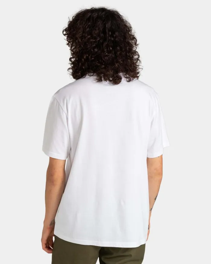 Men Element TShirts Blazin TShirt Optic White Men Element TShirts Blazin TShirt Optic White