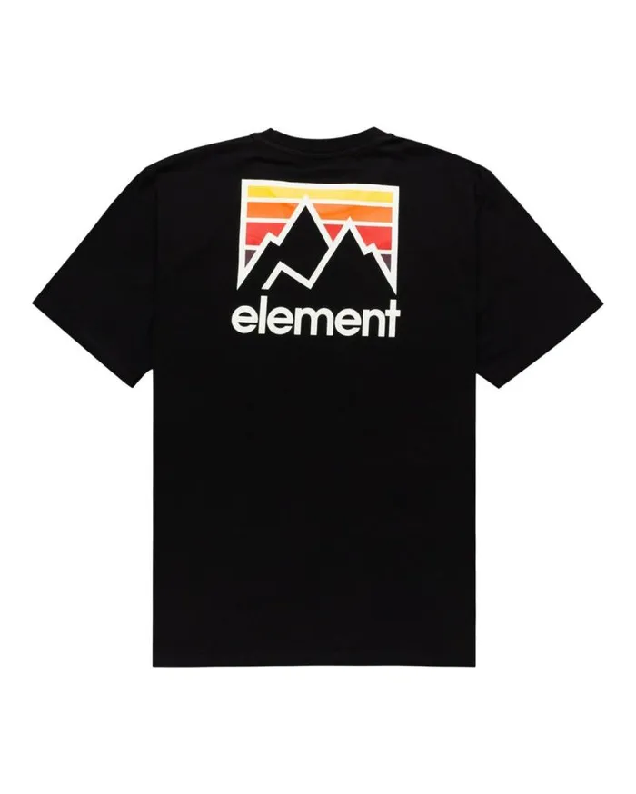 Men Element TShirts Joint Short Sleeve TShirt Flint Black