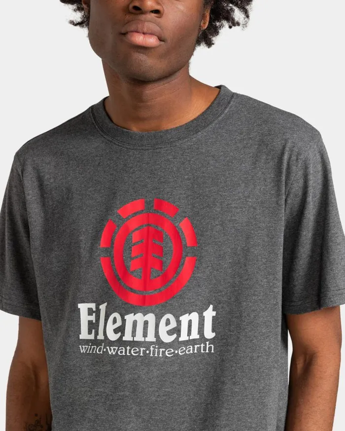 Men Element TShirts Vertical TShirt Charcoal Heather Men Element TShirts Vertical TShirt Charcoal Heather