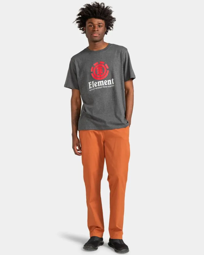 Men Element TShirts Vertical TShirt Charcoal Heather Men Element TShirts Vertical TShirt Charcoal Heather