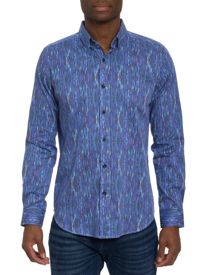 Men FRANKHAUSER LONG SLEEVE BUTTON DOWN SHIRT Multi Robert Graham Button Down Shirts