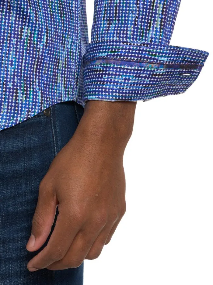 Men FRANKHAUSER LONG SLEEVE BUTTON DOWN SHIRT Multi Robert Graham Button Down Shirts