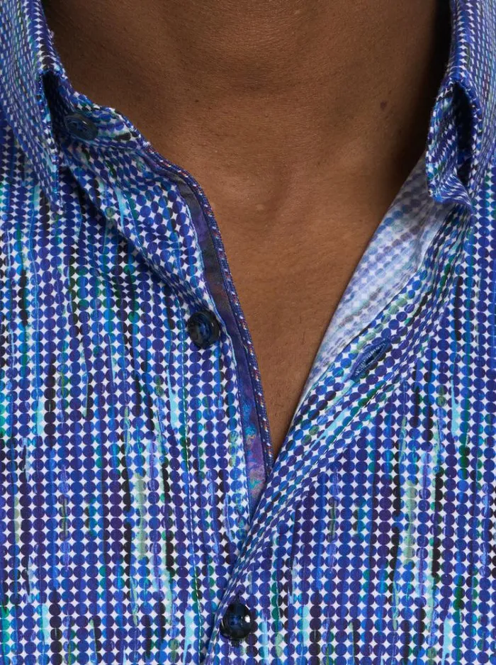 Men FRANKHAUSER LONG SLEEVE BUTTON DOWN SHIRT Multi Robert Graham Button Down Shirts