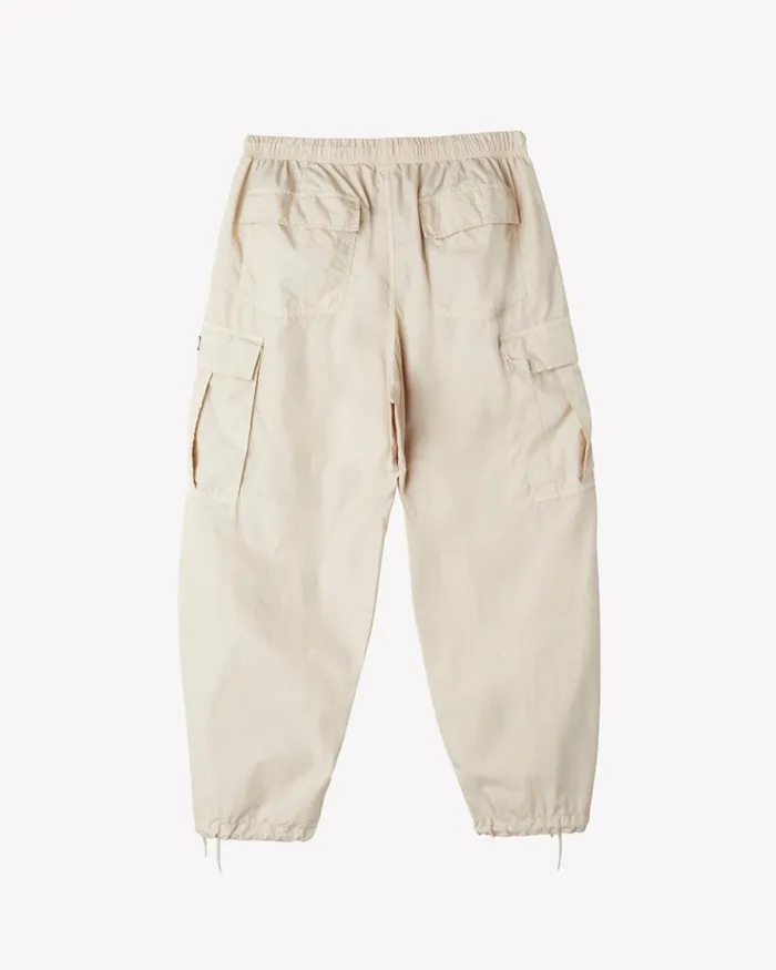 Men GIANT PARACHUTE CARGO Silver Grey OBEY Clothing BOTTOMS