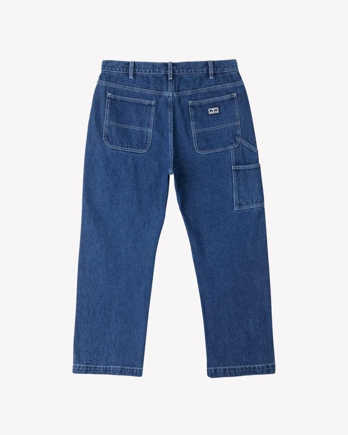 Men HARDWORK CARPENTER DENIM Stonewash Indigo OBEY Clothing Denim