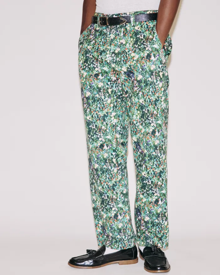 Men HARDWORK CARPENTER PANT Floral Multi OBEY Clothing BOTTOMS