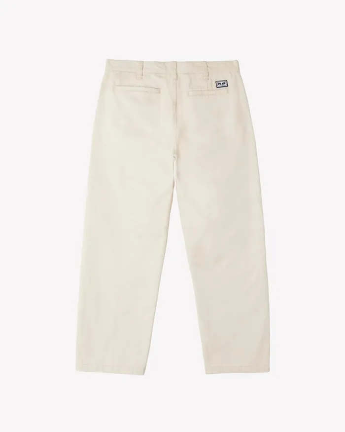Men HARDWORK PLEATED PANT Pirouette OBEY Clothing BOTTOMS