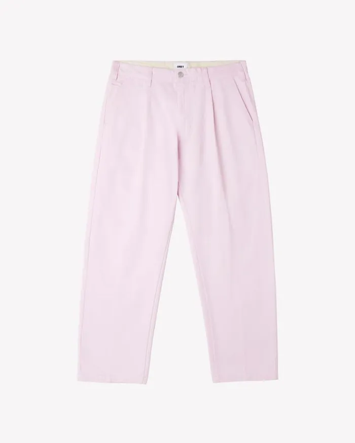 Men HARDWORK PLEATED PANT Pirouette OBEY Clothing BOTTOMS