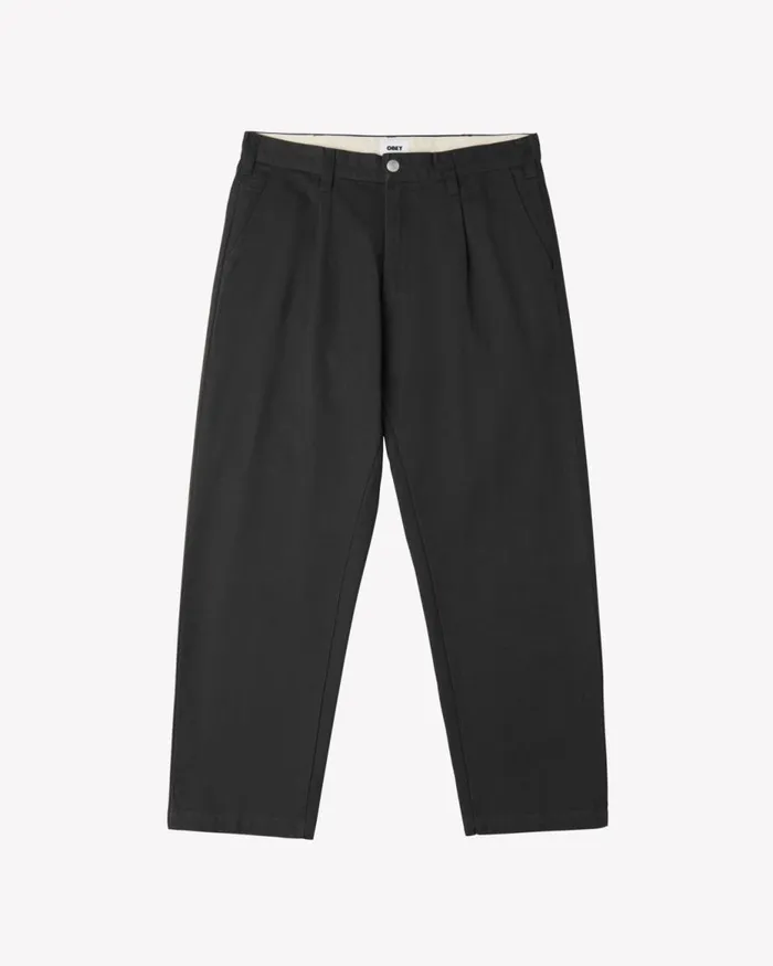 Men HARDWORK PLEATED PANT Pirouette OBEY Clothing BOTTOMS