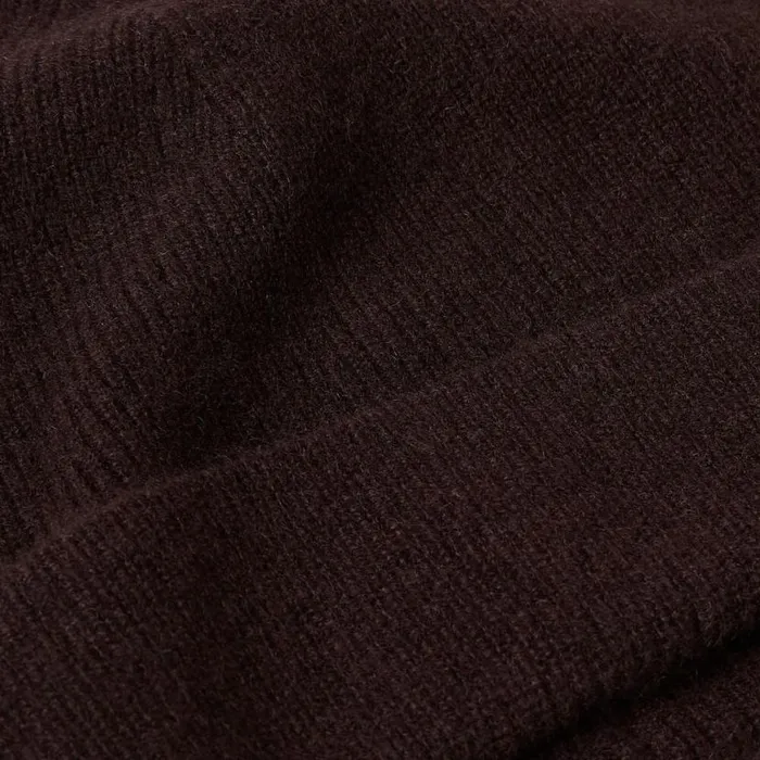 Men Hats SANDRO Cashmere Beanie Mahogany Men Hats SANDRO Cashmere Beanie Mahogany