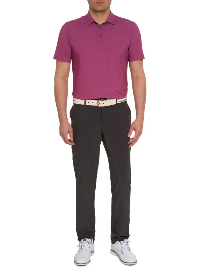 Men HYDE PERFORMANCE POLO Berry Robert Graham Sweaters and Knits