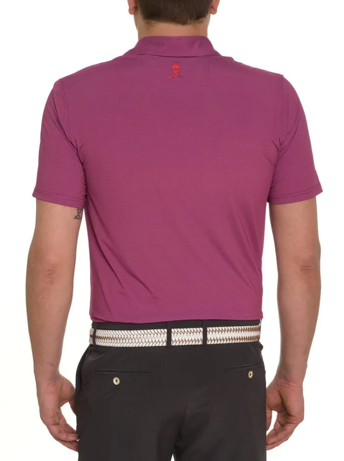Men HYDE PERFORMANCE POLO Berry Robert Graham Sweaters and Knits