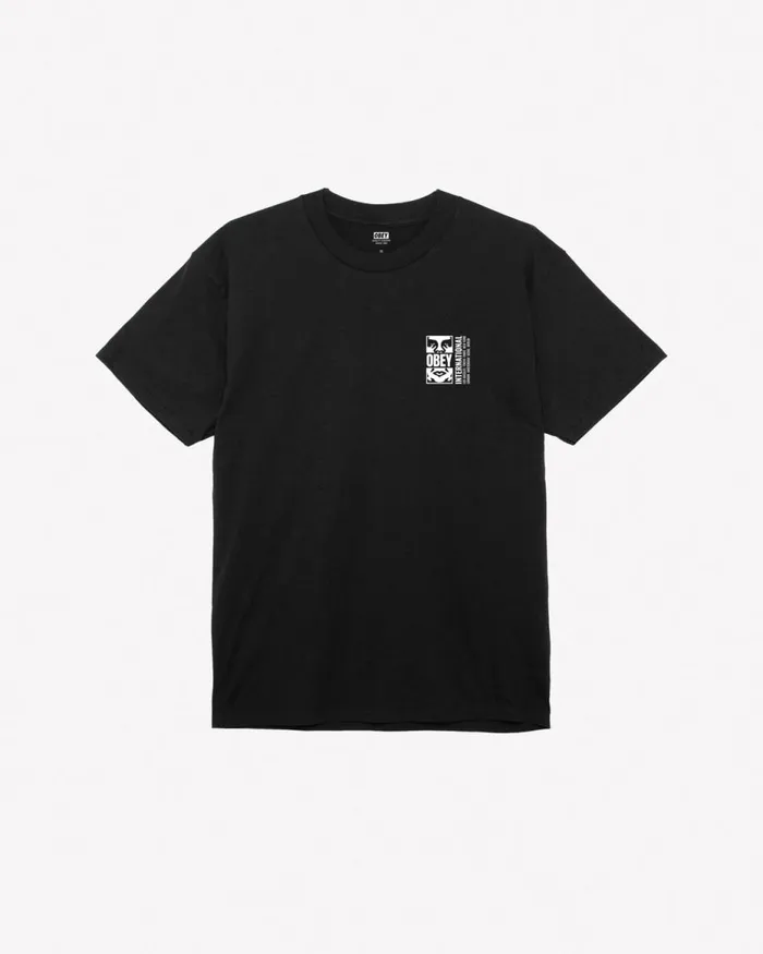 Men ICON SPLIT CLASSIC TSHIRT White OBEY Clothing TSHIRTS