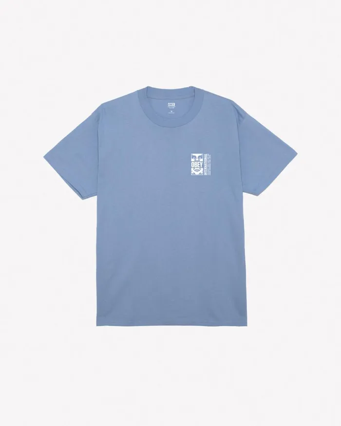 Men ICON SPLIT CLASSIC TSHIRT White OBEY Clothing TSHIRTS