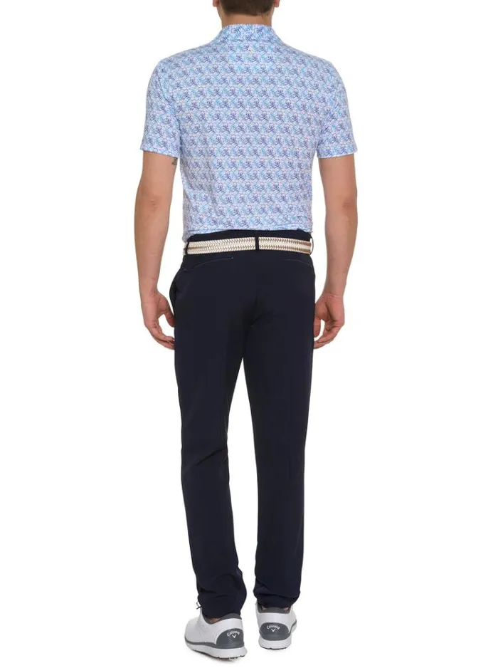 Men IRON SKULL PERFORMANCE POLO Black Robert Graham Polos and TShirts