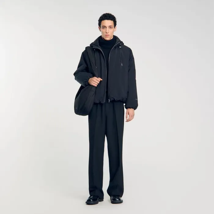 Men Jackets SANDRO Padded Jacket Black