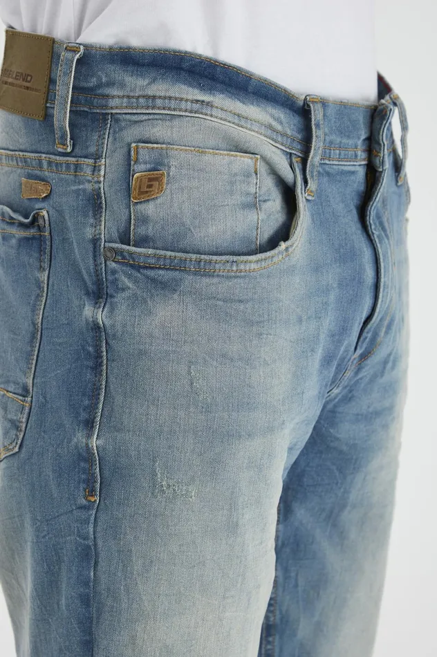 Men Jeans Blend Jeans Denim Vintage Blue