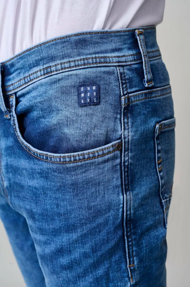 Men Jeans Blend Multiflex Jet Jeans Denim Middle Blue