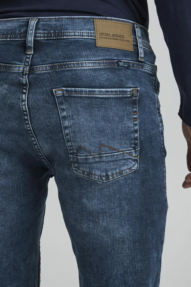 Men Jeans Blend Multiflex Jet Jeans Denim Middle Blue